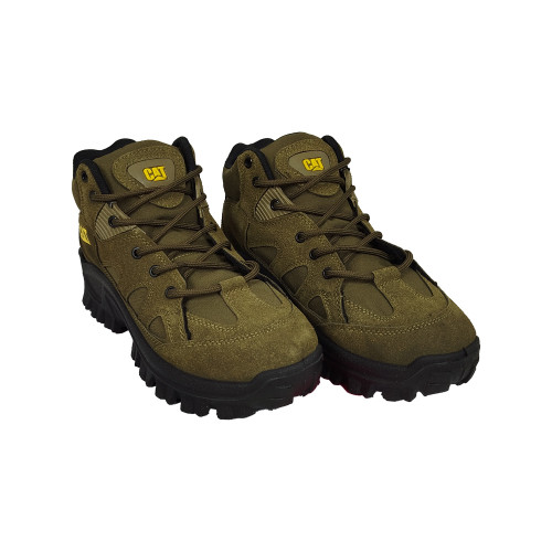 نیم بوت سبز مردانه مدل کت سهند با رویه مقاوم و زیره ضدلغزش، مناسب استایل روزمره