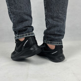 نایک زوم مردانه، کفش ورزشی مشکی، مدل رانینگ با زیره ضد شوک