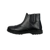 نیم بوت مردانه مشکی، مدل زیپی، مناسب فصل سرما و استایل رسمی