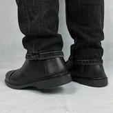 نیم بوت مردانه مشکی، مدل زیپی، مناسب فصل سرما و استایل رسمی