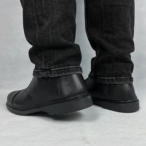 نیم بوت مردانه مشکی، مدل زیپی، مناسب فصل سرما و استایل رسمی