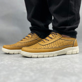 کفش کتانی مردانه Skechers تابستانی، رنگ زرد