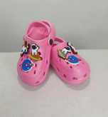 صندل بچگانه صورتی مدل فضانوردی، مناسب ساحل و تابستان.